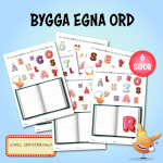 Bygga egna ord – enkel skrivträning! - bild 1