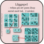 Läggspel – träna på att para ihop tal med antal - bild 1