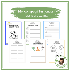 Morgonuppgifter januari-24