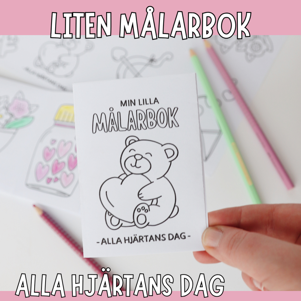 Alla hjärtans dags – Min lilla målarbok