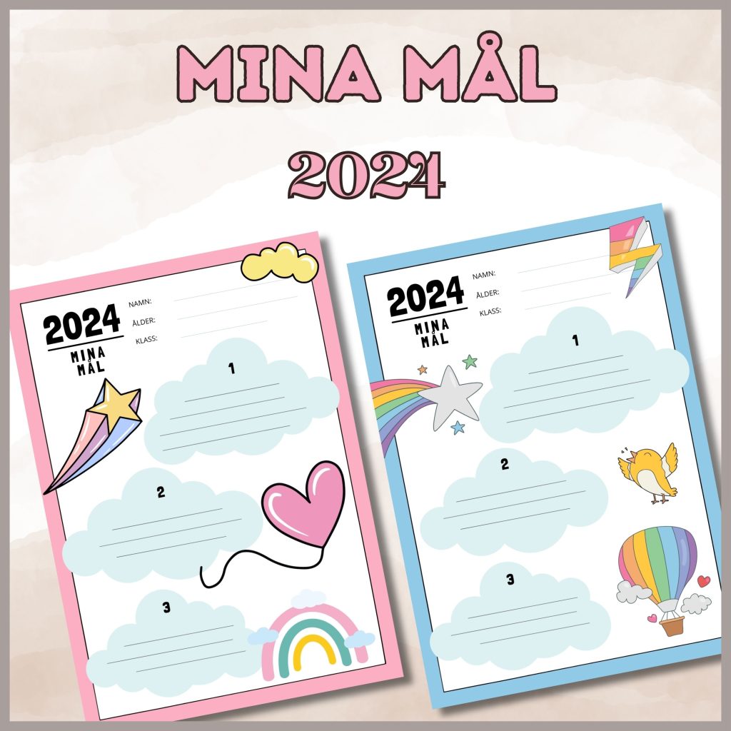 Mål 2024 (två olika färger)