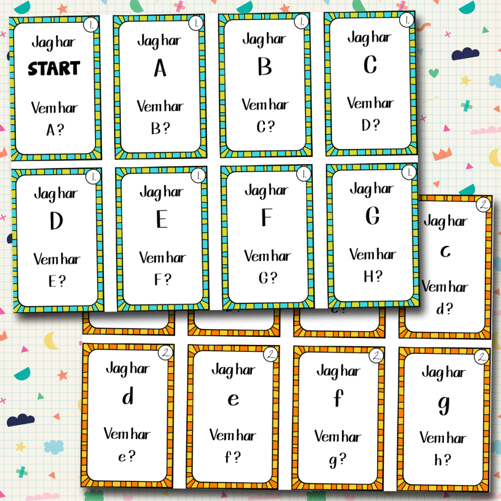 Ormen långe – bokstäver