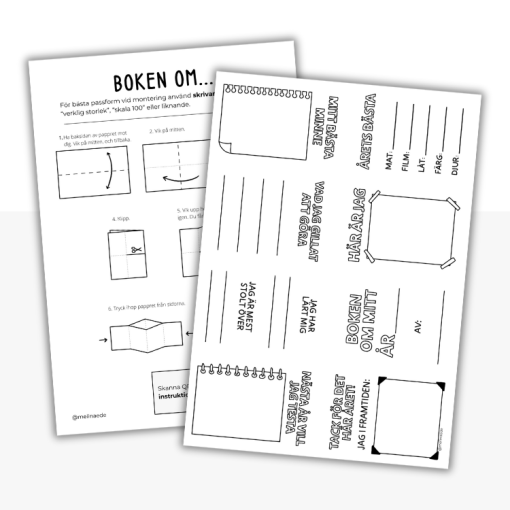 Boken om mitt år – skolstart januari