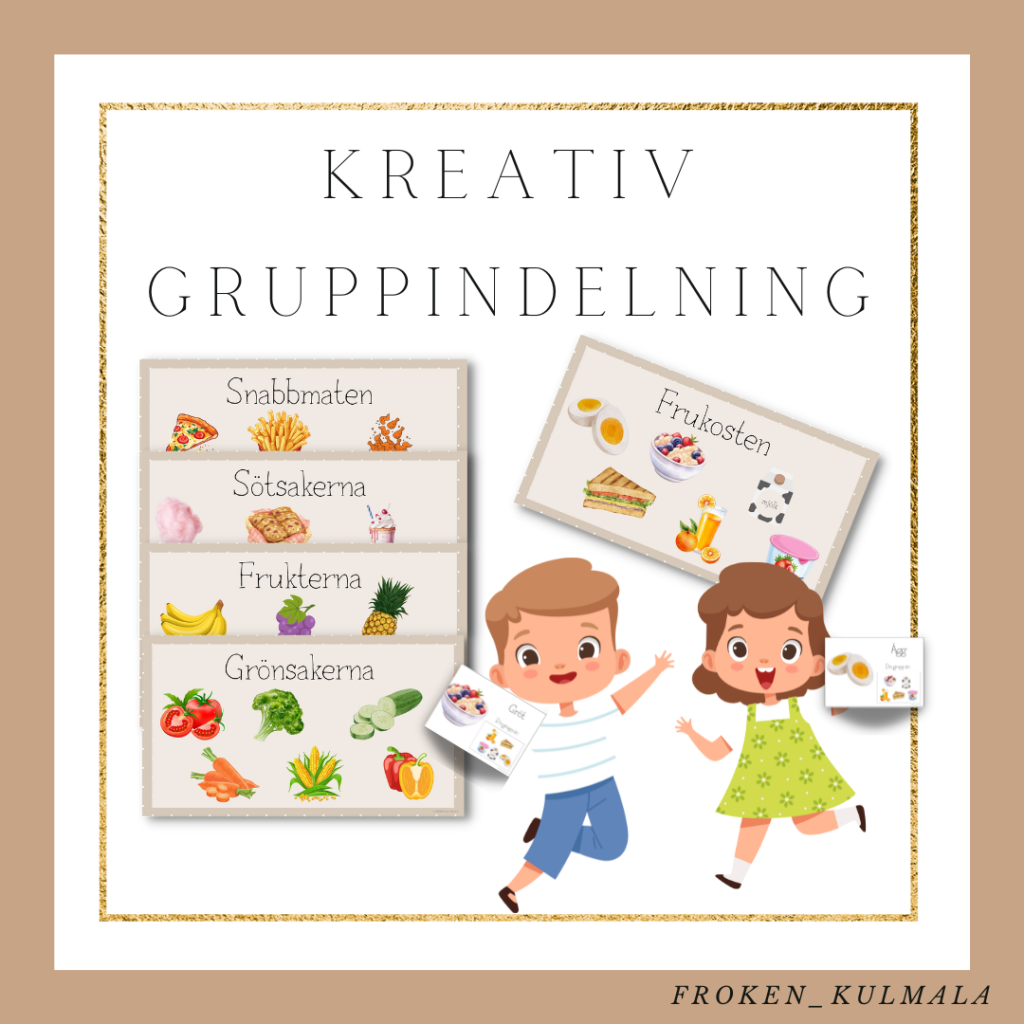 Kreativ gruppindelning