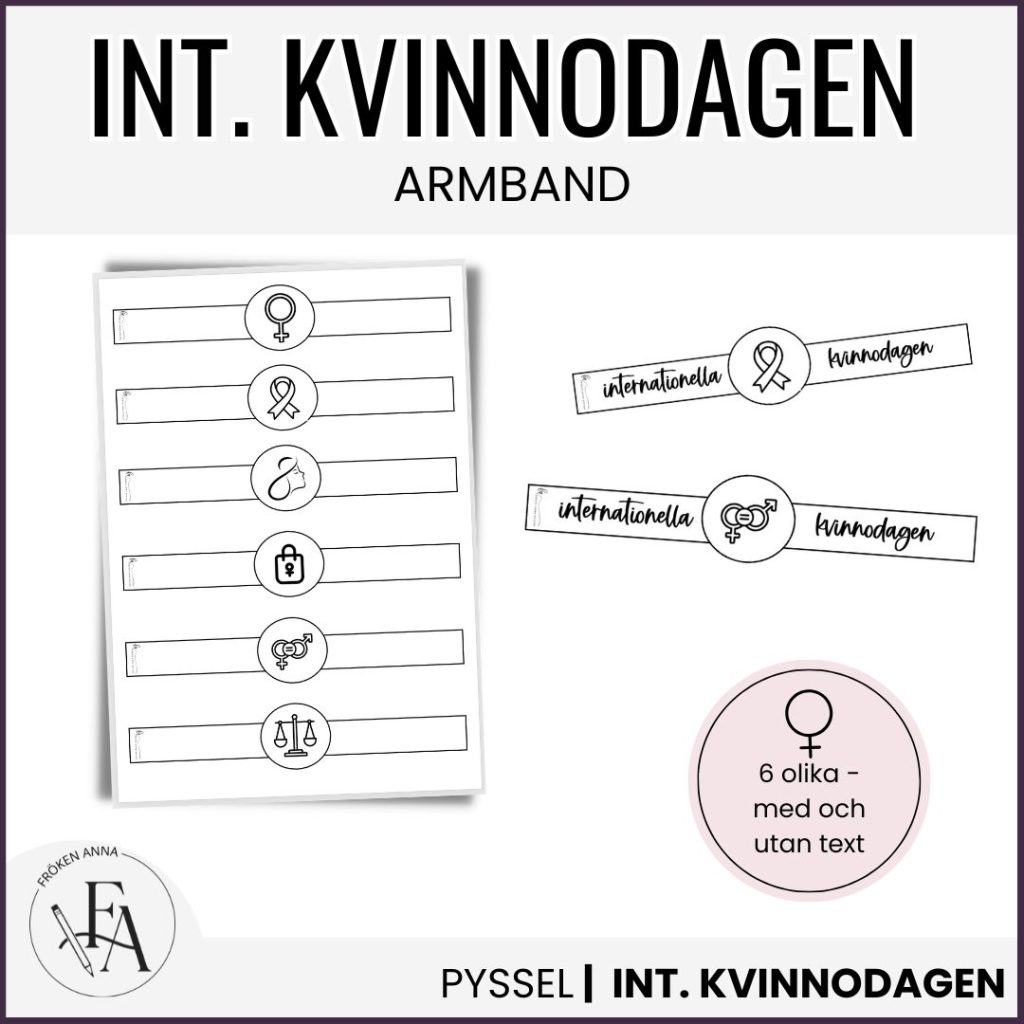 Internationella kvinnodagen: armband