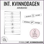 Internationella kvinnodagen: armband - bild 1