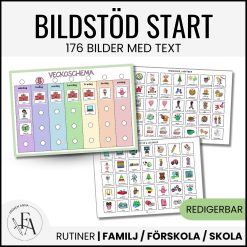 Bildstöd START: Veckoschema & 174 bildstöd