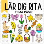 Påskpyssel: Lär dig rita, tema påsk – 20 motiv steg för steg - bild 1