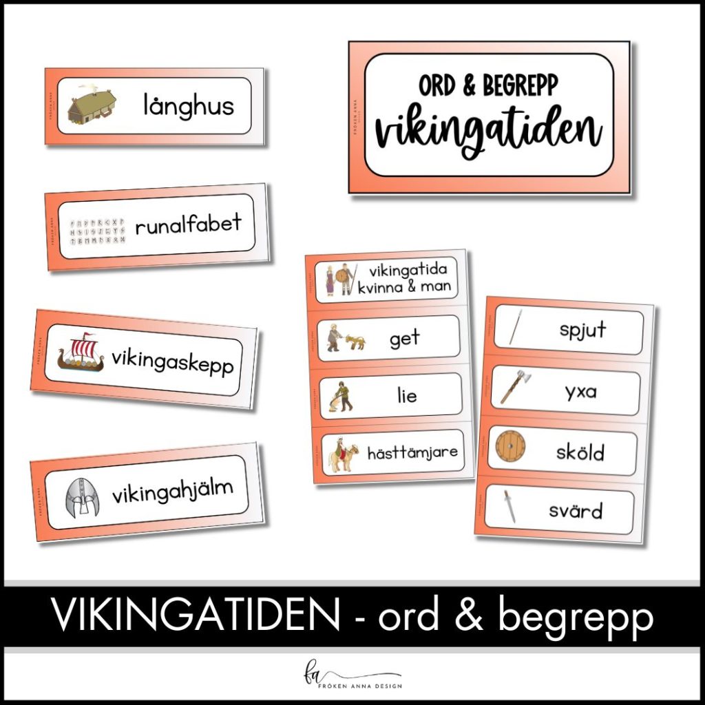 Bildstöd Vikingatiden – ord & begrepp