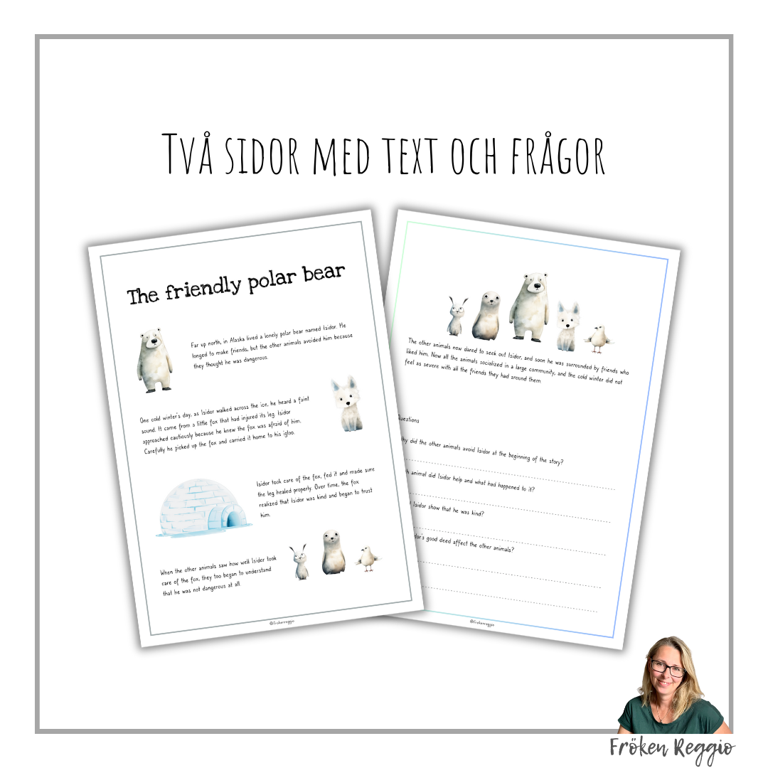 The friendly polar bear