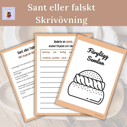 Fettisdagen läsförståelse häfte