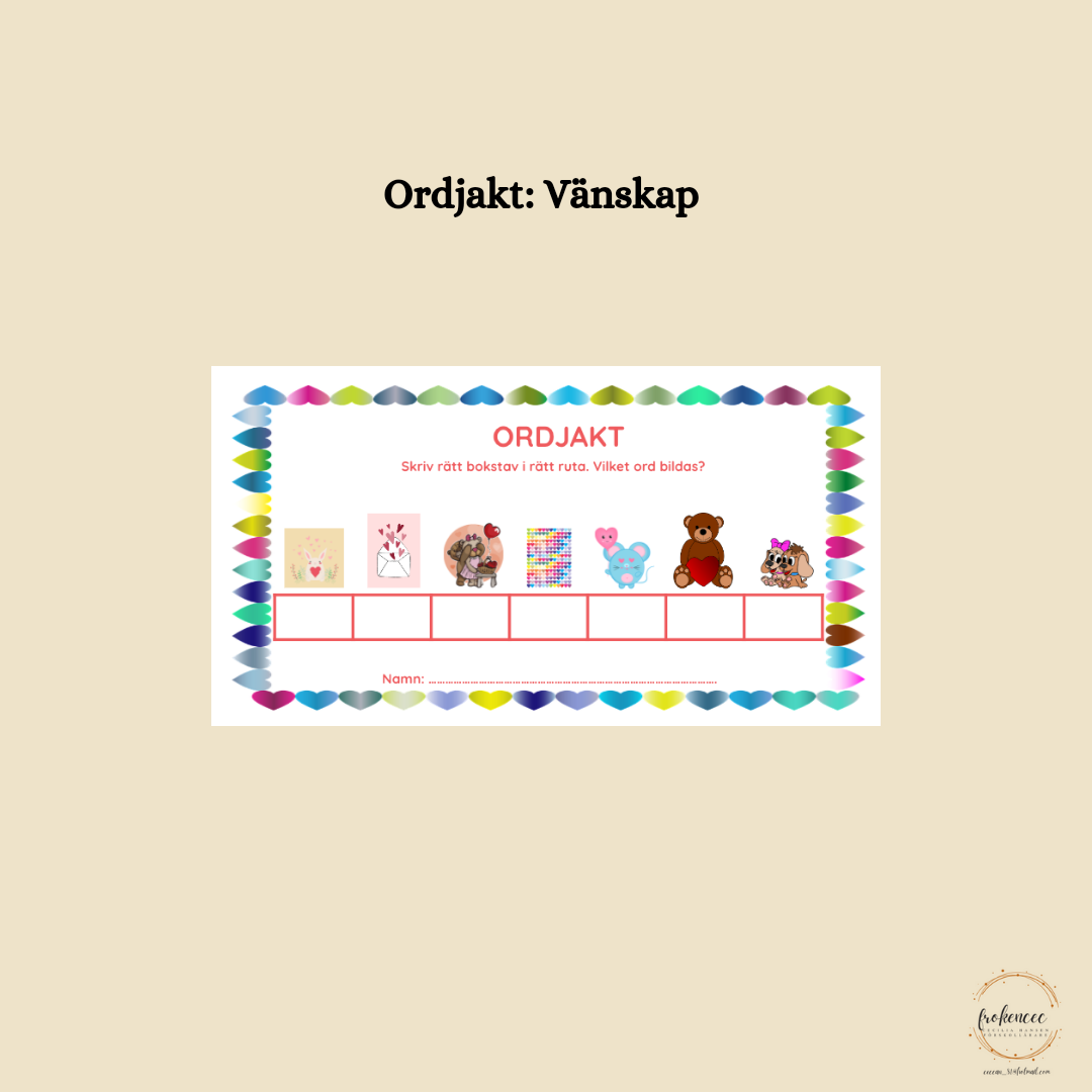 Ordjakt: Vänskap