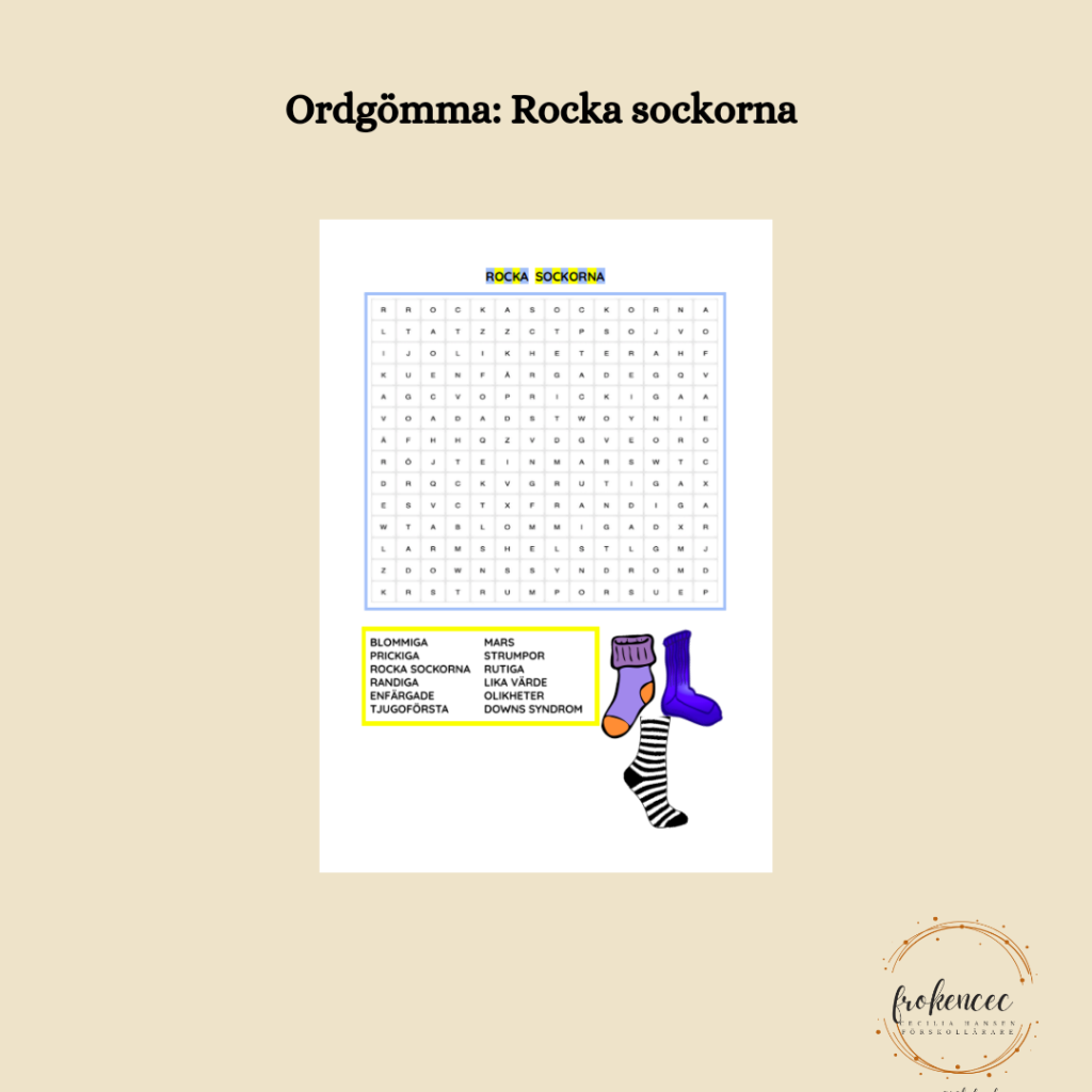 Ordgömma: Rocka sockorna