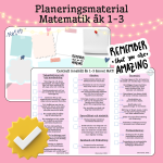 Planeringsmaterial MA åk 1-3 - bild 4