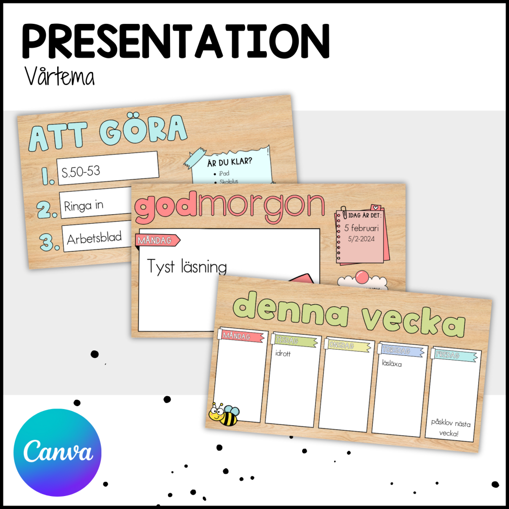 CANVA: presentationer vår