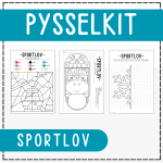 Pysselkit- tema sportlov - bild 1