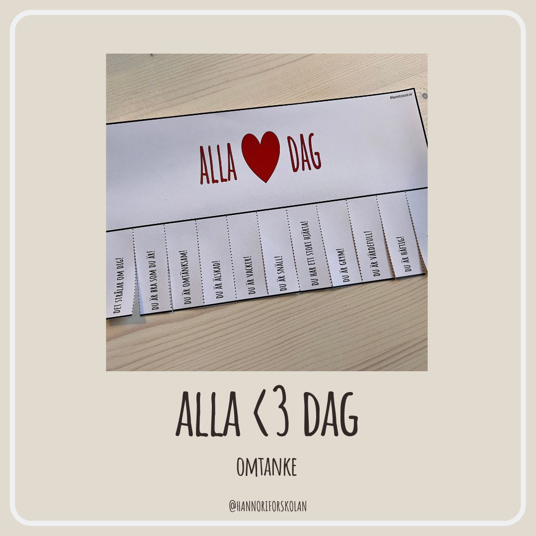 Alla <3 dag