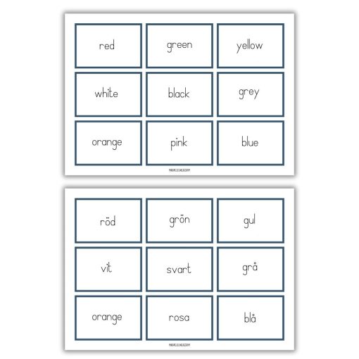 Practice spelling - colour