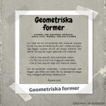 Vi tränar geometriska former - bild 5