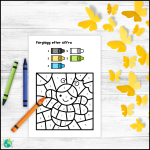 Vår – Färglägg efter siffra - bild 2