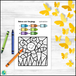 Vår – Färglägg 4 nivåer - bild 4