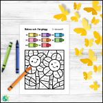 Vår – Räkna och färglägg 3 räknesätt - bild 2