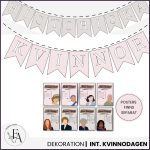 Internationella kvinnodagen: vimplar - bild 2