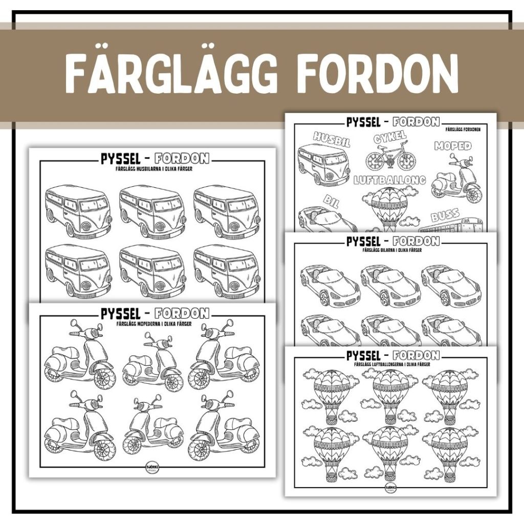 Färglägg – fordon