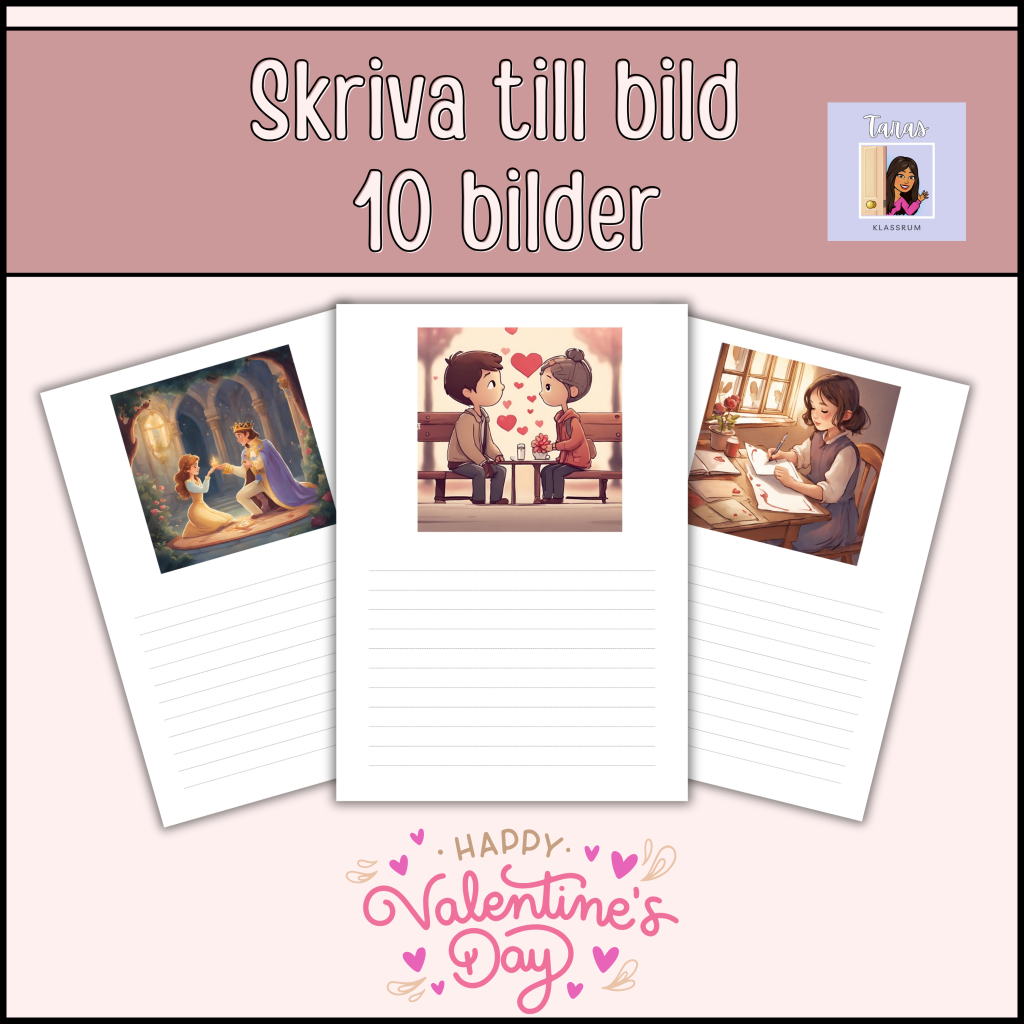 Skriva till bild (alla hjärtans dag)