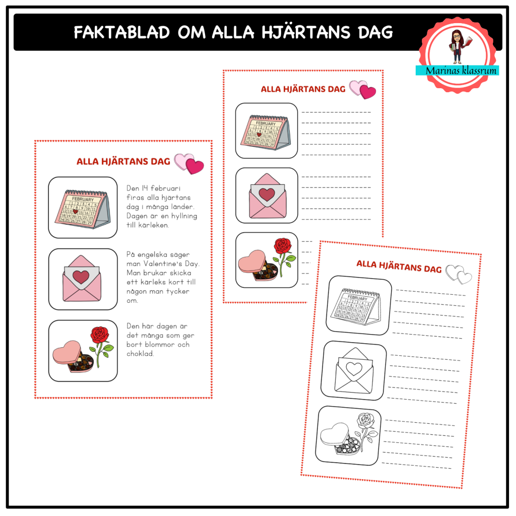 Faktablad om alla hjärtans dag