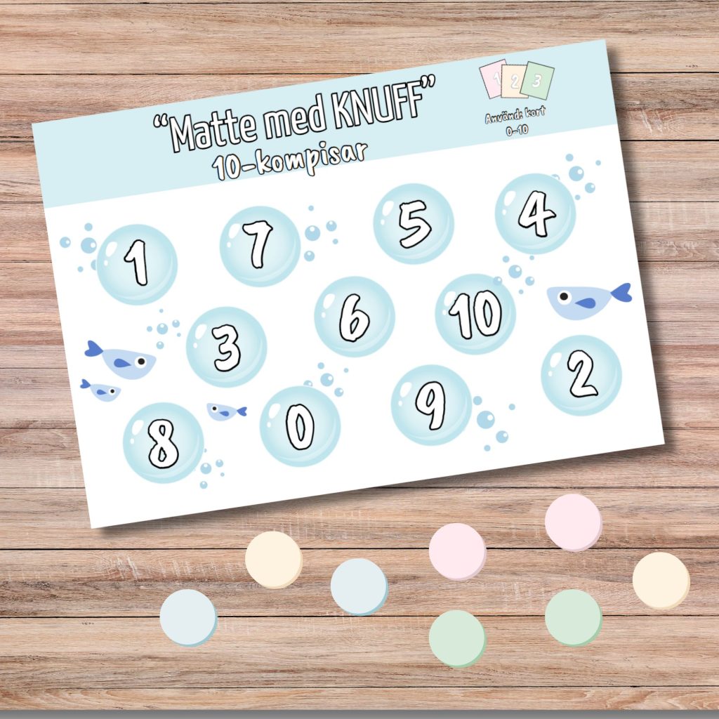 Mattespel: ”Matte med KNUFF” – 10-kompisar
