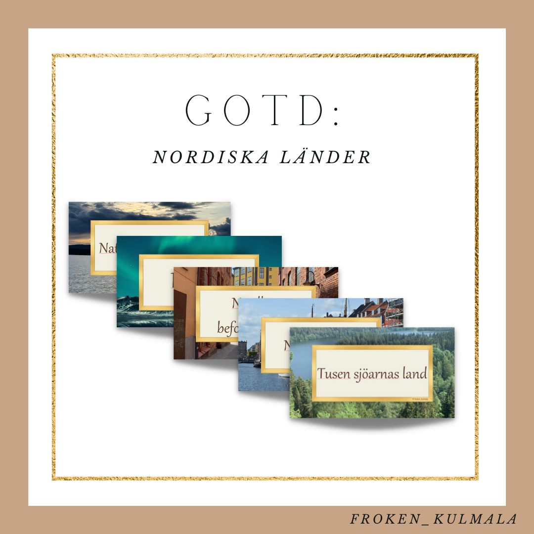 Grej of the day - Tema: Nordiska länder