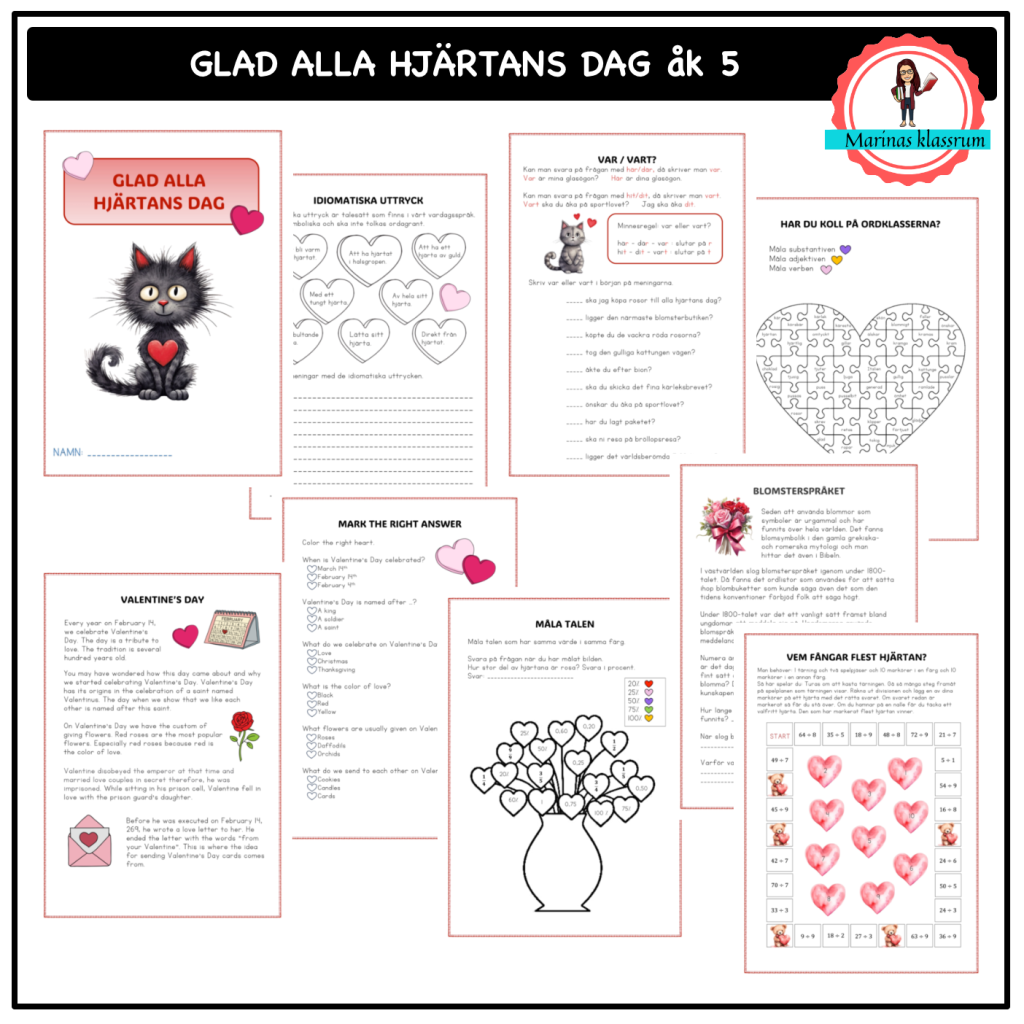 Glad alla hjärtans dag åk 5