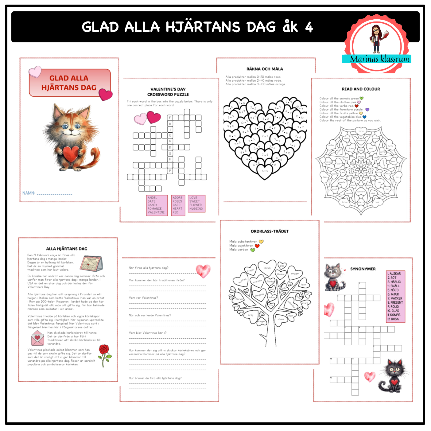 Glad alla hjärtans dag åk 4