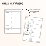 Tomma mallar för dagsschema och utvärdering - bild 2
