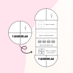 Vikbara bråkcirklar – halvor till tiondelar - bild 2