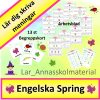 Lär dig skriva meningar Engelska Spring