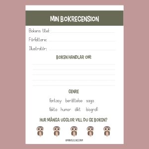 Min bokrecension