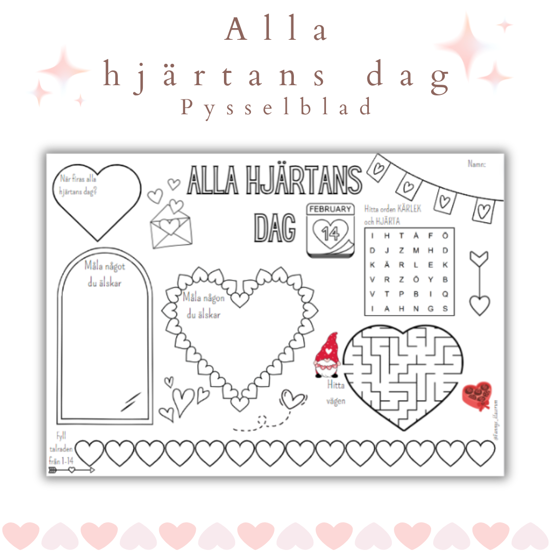 Pysselblad alla hjÀrtans dag