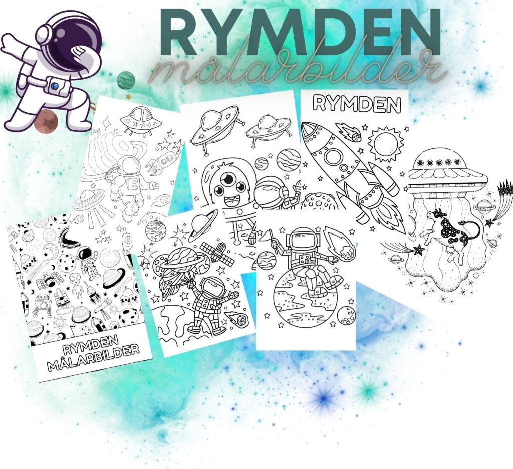 Målarbild- Rymden