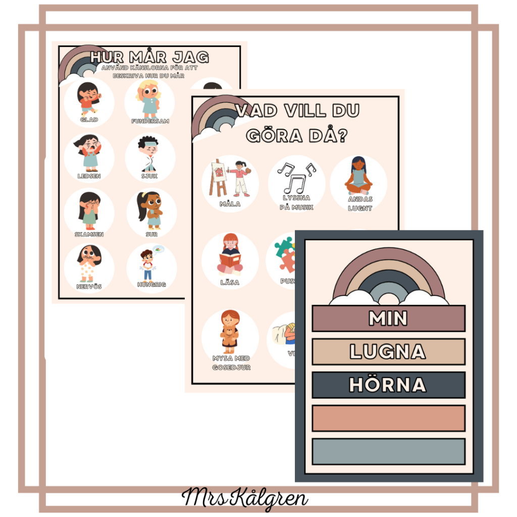 Bildstöd för känslor och aktiviteter