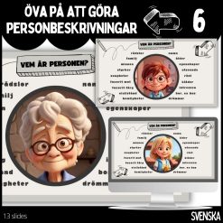Öva på att göra personbeskrivningar – 13 slides - 6