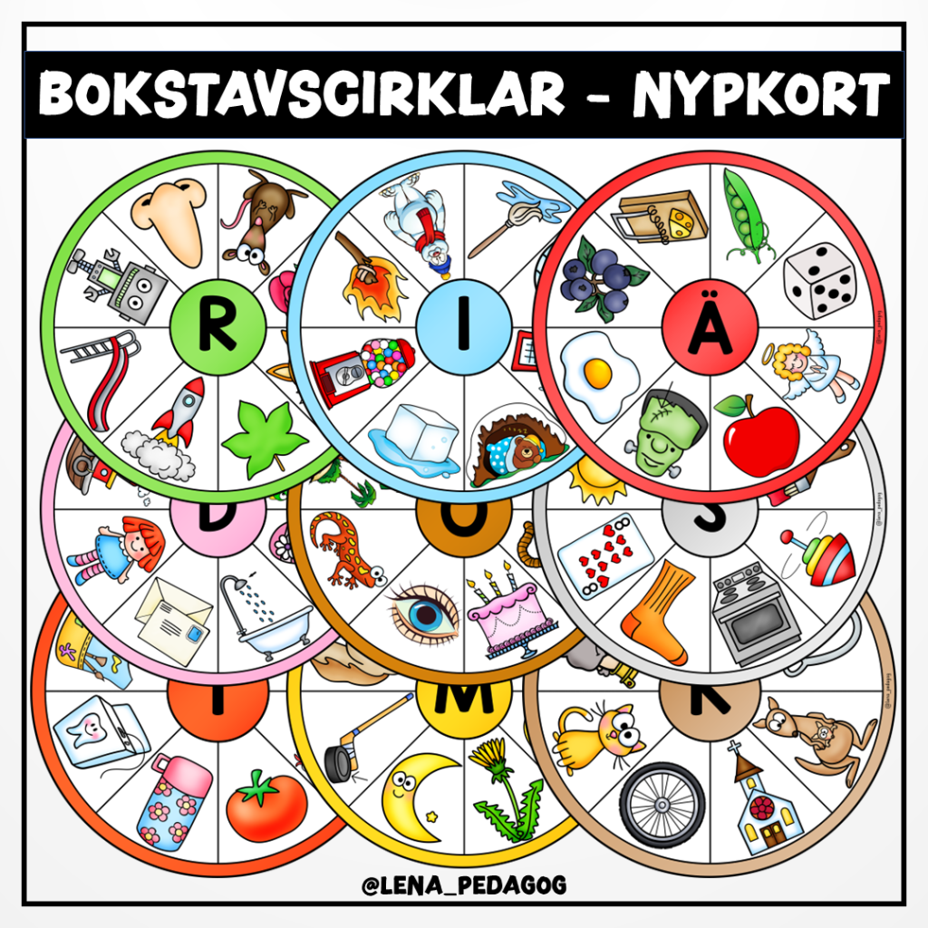 Bokstavscirklar- nypkort