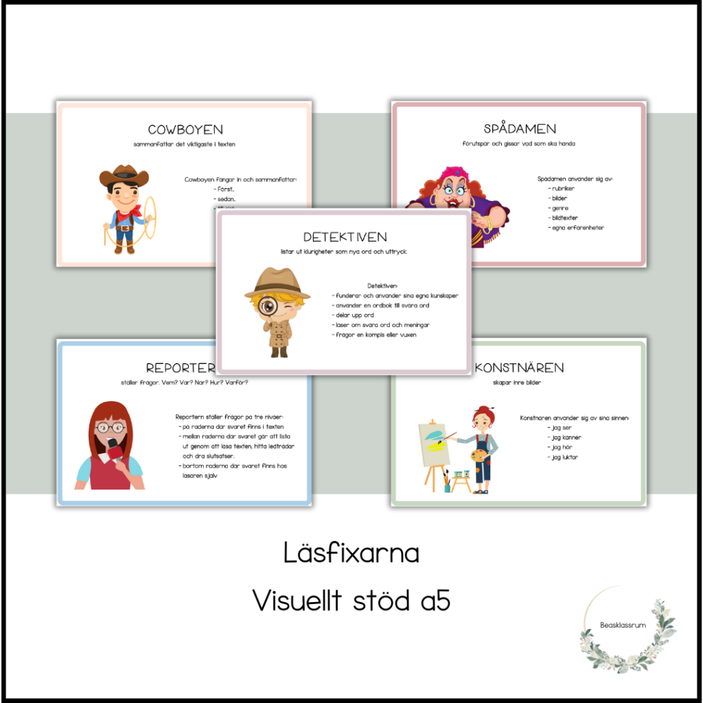 Läsfixarna – visuellt stöd a5