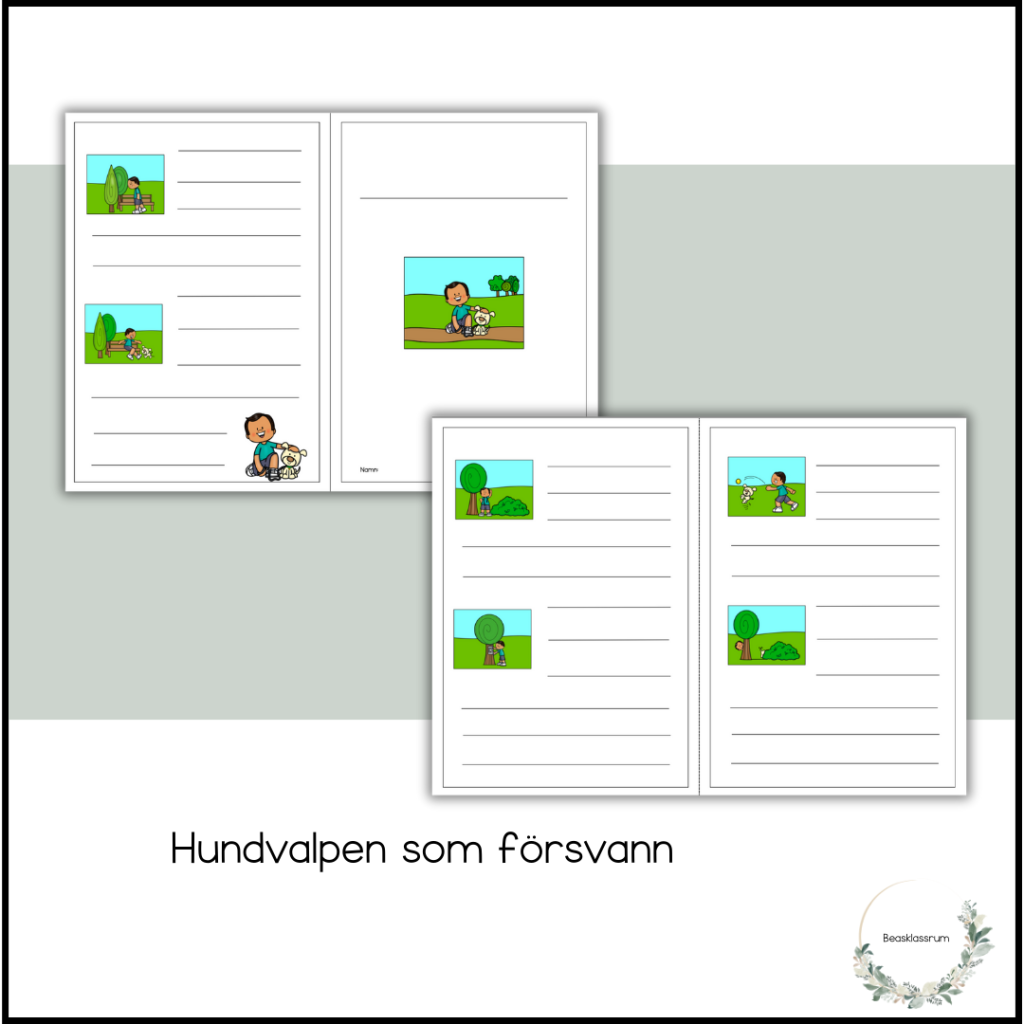 Skriv berättelse – den försvunna valpen