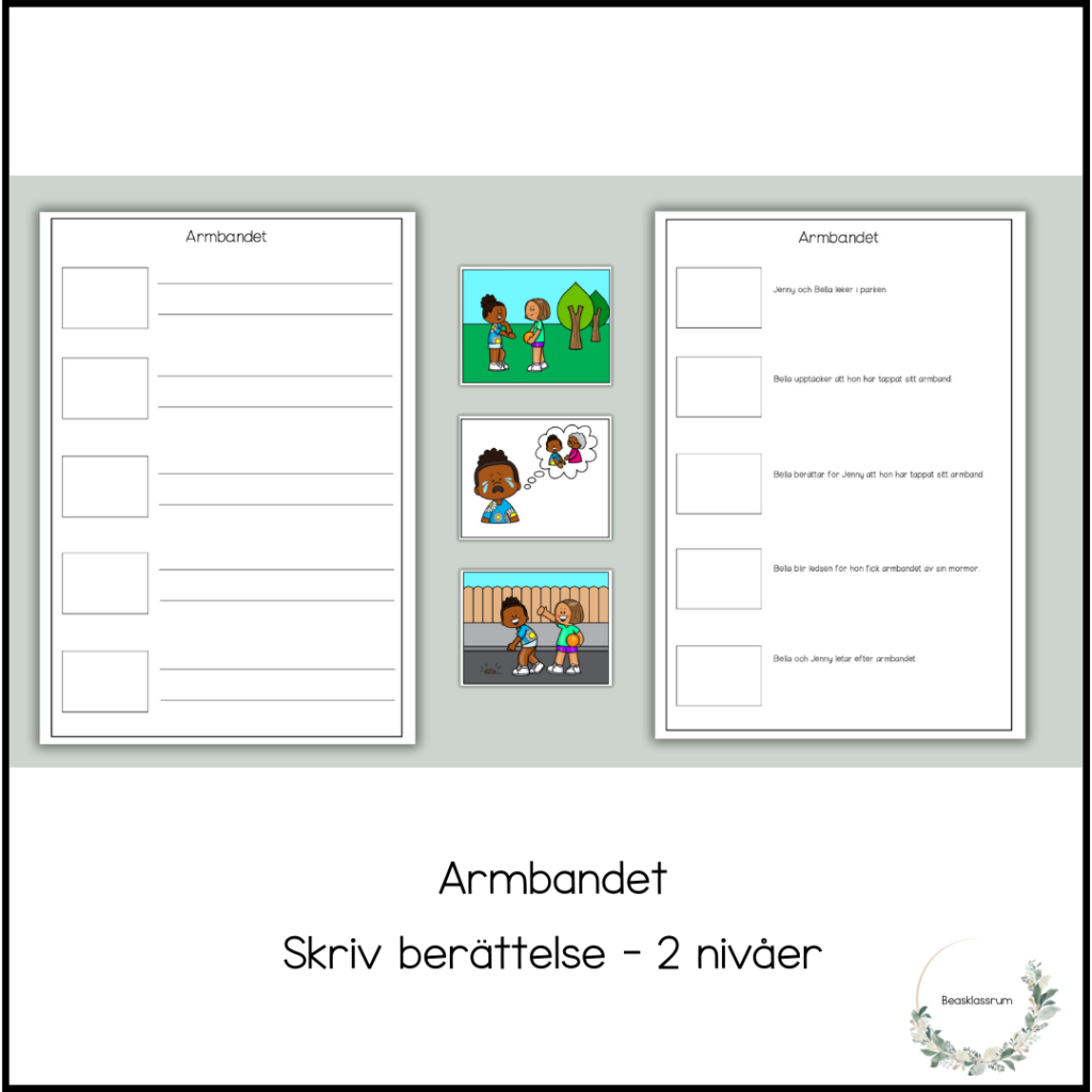 Armbandet – sekvensbilder 2 nivåer