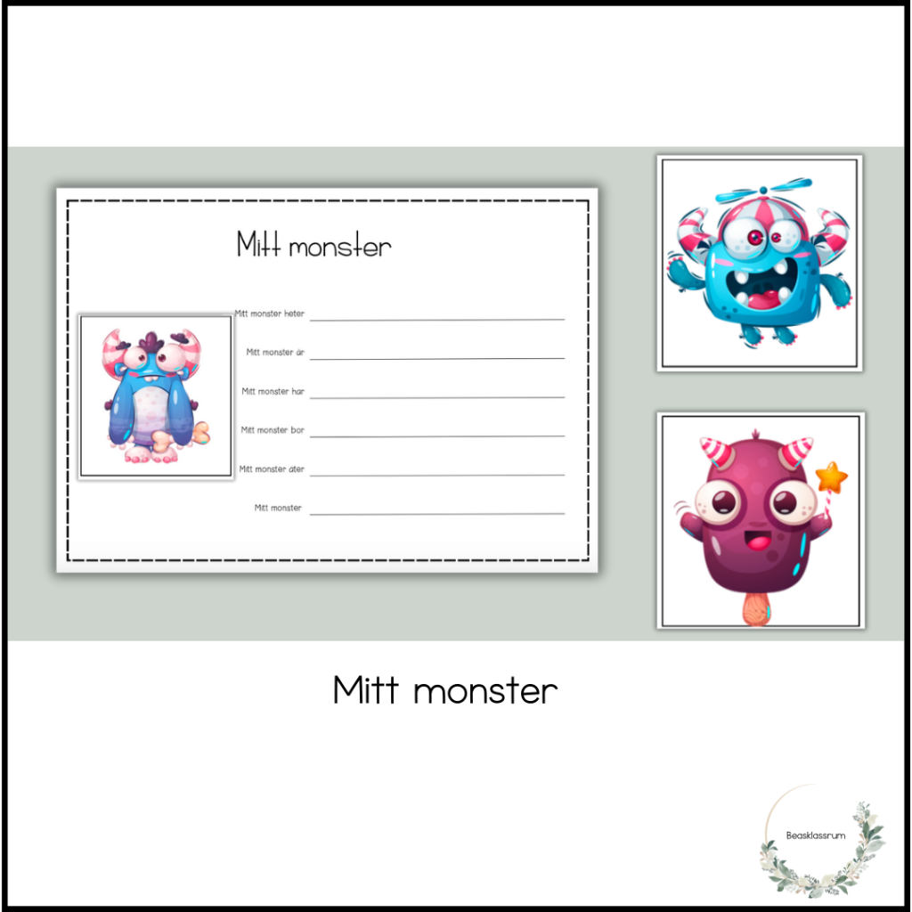Mitt monster – beskriv