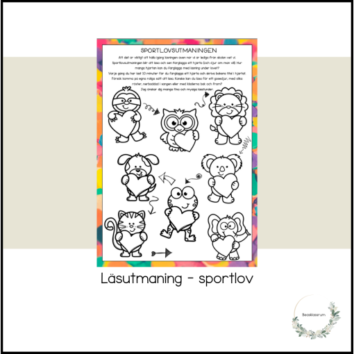 Läsutmaning - sportlov