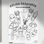 Roliga grönsaker- Målarbilder med fakta - bild 2