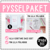 Pysselpaket: Alla hjärtans dags - kort (öppningsbara) och min målarbok
